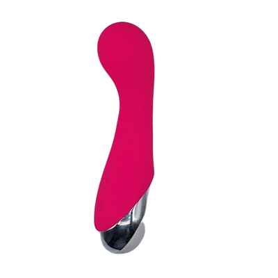 Foto 2 do produto Vibrador Estimulador de Ponto G Recarregável em Silicone Suave e Flexível  com 10 Modos de Vibração - SI | 10 x 3,5 cm | Disponível em 2 Cores