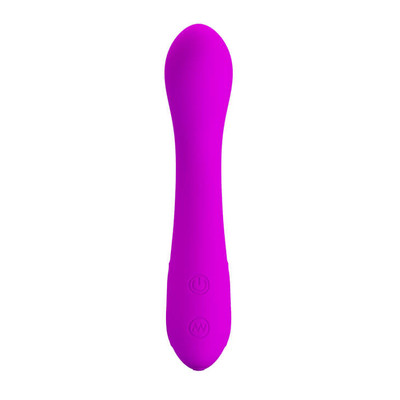 Foto 3 do produto Vibrador Estimulador de Ponto G Recarregável em Soft Touch com 30 Modos de Vibração - Pretty Love Tony - 16 x 3,1 cm