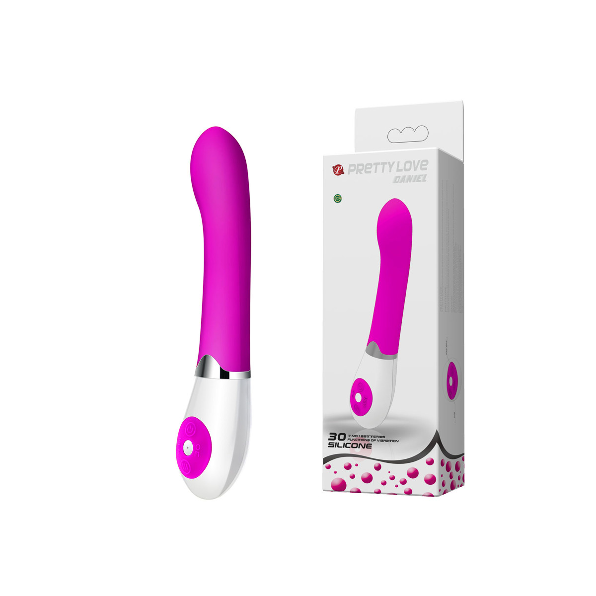 Vibrador Estimulador de Ponto G com 30 Níveis de Vibração - Pretty Love Daniel | 11,5 x 3,2 cm | Disponível em 2 Cores - 9