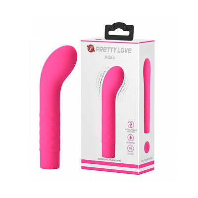 Vibrador Estimulador de Ponto G em Silicone com 10 Modos de Vibração - Pretty Love Atlas | 14 x 3 cm | Disponível em 2 Cores