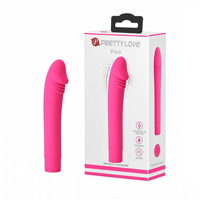 Vibrador Estimulador de Ponto G em Silicone com 10 Modos de Vibração - Pretty Love Pixie | 12 x 3,1 cm | Disponível em 2 Cores