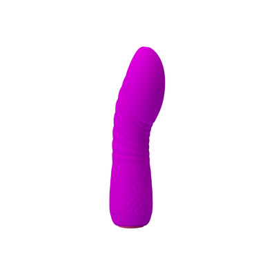 Foto 7 do produto Vibrador Estimulador de Ponto G em Silicone com 12 Modos de Vibração, Recarregável - Pretty Love Abner | 12,2 x 2,8 cm | Disponível em 2 Cores