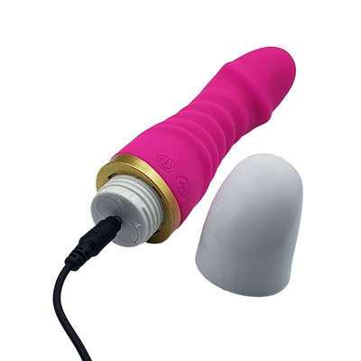 Foto 3 do produto Vibrador Estimulador de Ponto G Recarregável em Silicone e ABS com 12 Modos de Vibrações - Intt Pink Wave | 14,0 x 3,3 cm