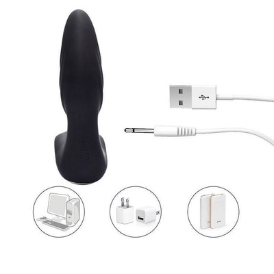 Foto 3 do produto Vibrador Estimulador de Próstata e Períneo Recarregável com 10 Modos de Vibrações e Controle Remoto sem Fio - Prostate Massager | 9,7 x 3,1 cm