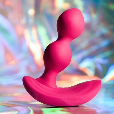 Foto 5 do produto Estimulador de Próstata e Períneo Inflável com 7 Modos de Vibração, Recarregável e Controle Remoto Sem Fio - Zero Tolerance Bubble Butt | 10 x 3,4 cm