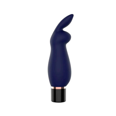 Foto 2 do produto Vibrador Estimulador de Ponto G em Formato de Rabbit em Silicone com 10 Vibrações e Recarregável - Topo Toys Rabbit | 10,3 x 3,5 cm