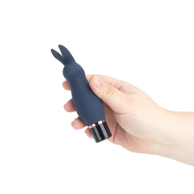 Vibrador Estimulador de Ponto G em Formato de Rabbit em Silicone com 10 Vibrações e Recarregável - Topo Toys Rabbit | 10,3 x 3,5 cm