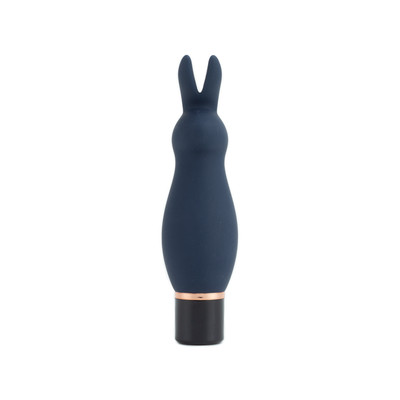 Vibrador Estimulador de Ponto G em Formato de Rabbit em Silicone com 10 Vibrações e Recarregável - Topo Toys Rabbit | 10,3 x 3,5 cm