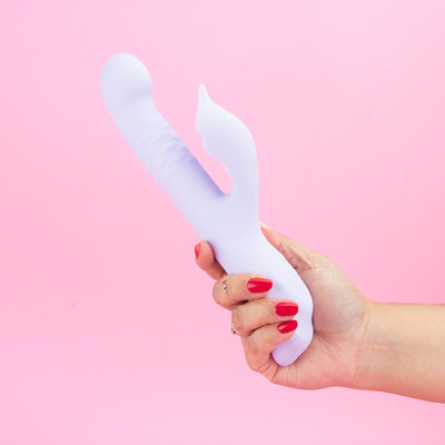 Vibrador e Estimulador em Silicone com 10 Modos de Vibração, Pulsações e Carregamento USB Magnético - Exclusiva Labamba