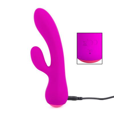 Foto 6 do produto Vibrador Flexível Estimulador de Ponto G e Clítoris Recarregável com 12 Modos de Vibrações e Função Memória - Pretty Love Zachary | 10,5 x 3,2 cm