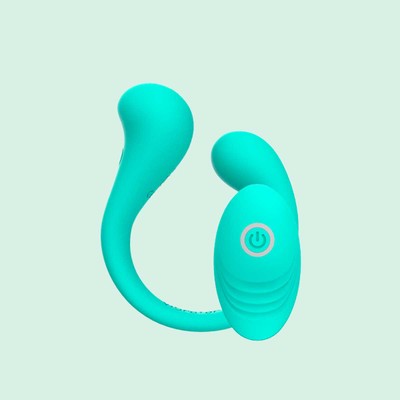 Foto 3 do produto Vibrador Flexível de Ponto G e Clitóris com Duas Pontas Estimuladoras, Controle Remoto Sem Fio e 10 Modos de Vibração - Vibrator Sceley | 23 x 3,4 cm | Disponível em 3 Cores