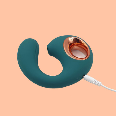 Foto 5 do produto Vibrador Flexível de Ponto G e Clitóris em Silicone, 12 Modos de Vibração, 3 Intensidades de Pulsação e Recarregável - Snail 2 | 13,5 x 3,3 cm | Disponível em 2 Cores