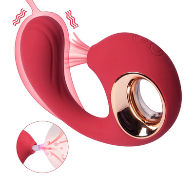 Vibrador Flexível de Ponto G e Clitóris em Silicone, 12 Modos de Vibração, 3 Intensidades de Pulsação e Recarregável - Snail 2 | 13,5 x 3,3 cm | Disponível em 2 Cores