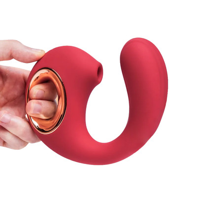 Foto 3 do produto Vibrador Flexível de Ponto G e Clitóris em Silicone, 12 Modos de Vibração, 3 Intensidades de Pulsação e Recarregável - Snail 2 | 13,5 x 3,3 cm | Disponível em 2 Cores