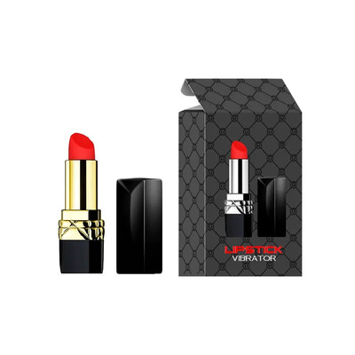 Foto 2 do produto Vibrador no Formato de Batom com 10 Modos de Vibração, Recarregável e Resistente à Água - Lipstick Vibrator Lucy | 7,6 x 2,2 cm | Disponível em 2 Cores