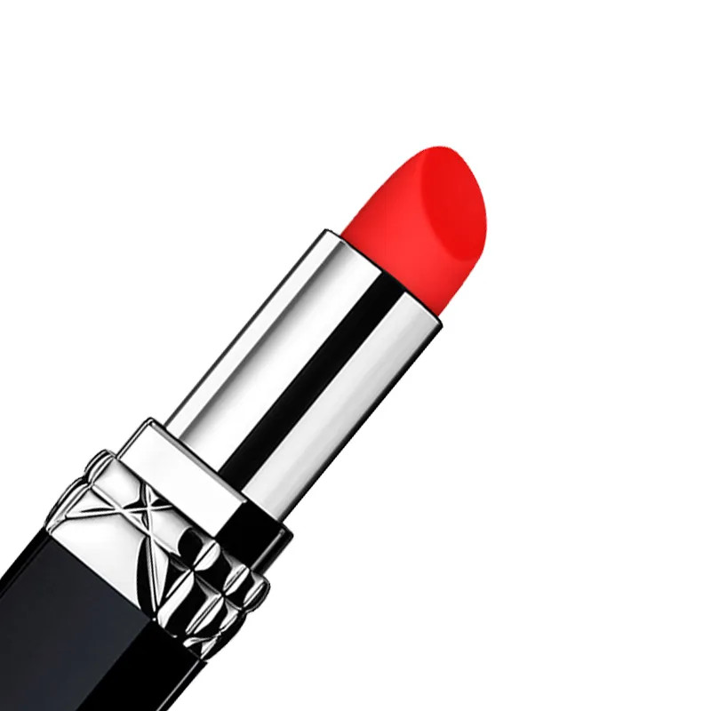 Vibrador no Formato de Batom com 10 Modos de Vibração, Recarregável e Resistente à Água - Lipstick Vibrator Lucy | 7,6 x 2,2 cm | Disponível em 2 Cores - 4