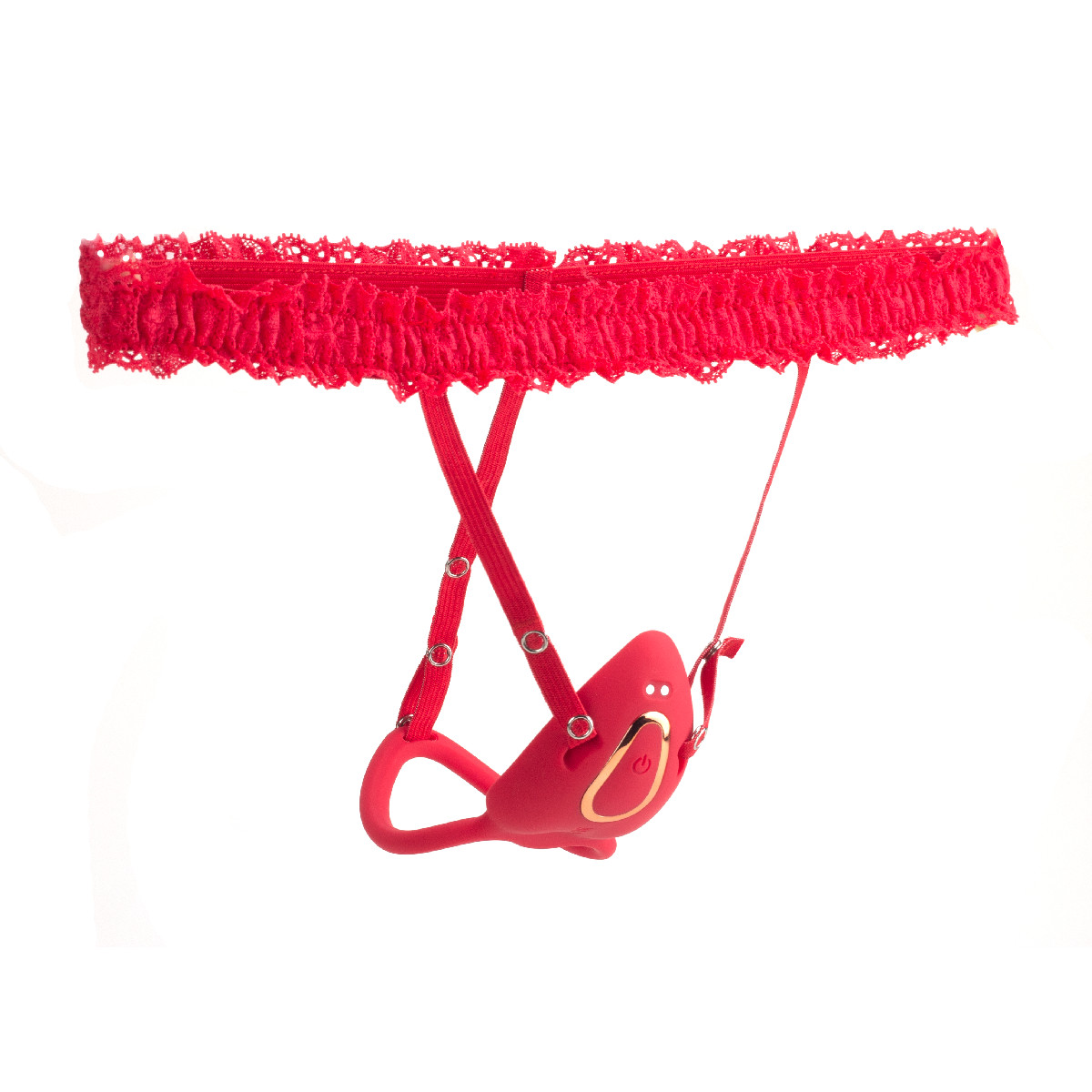 Vibrador no Formato de Coração com Anel Peniano, 9 Modos de Vibração e App Interativo - Tim - 2