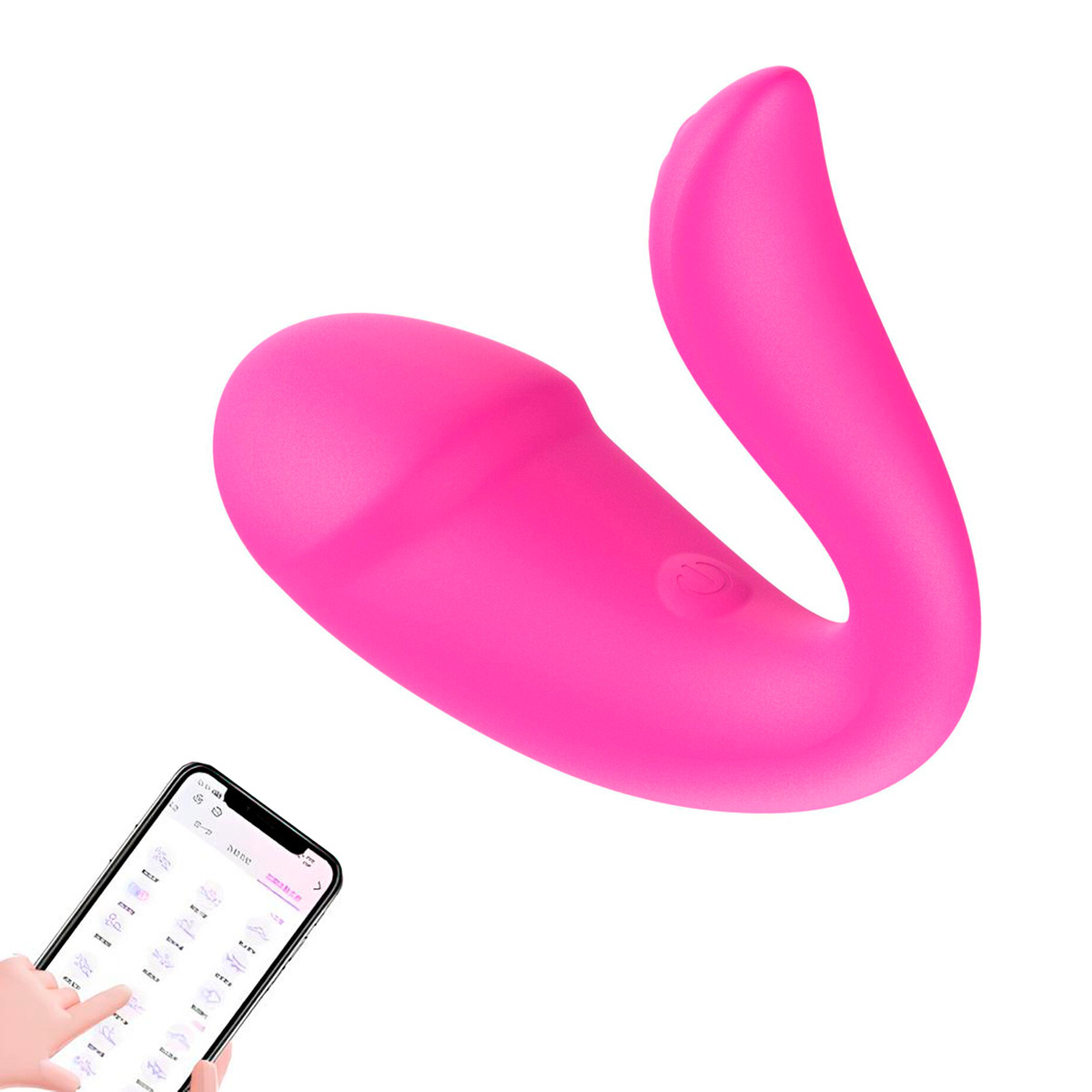 Vibrador com Formato de Glande em Silicone, 9 Modos de Vibração e Interação por Aplicativo - Adão & Eva | Disponível em 2 Cores - 5