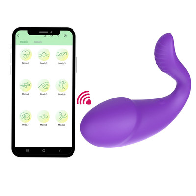 Vibrador com Formato de Glande em Silicone, 9 Modos de Vibração e Interação por Aplicativo - Adão & Eva | Disponível em 2 Cores