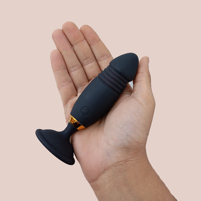 Foto 6 do produto Vibrador de Ponto G com Glande, 9 Modos de Vibração, Movimentos Vai e Vem e Controle por Aplicativo - Adão & Eva | 10,5 x 3,3 cm | Disponível em 2 Cores