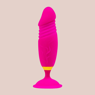 Foto 2 do produto Vibrador de Ponto G com Glande, 9 Modos de Vibração, Movimentos Vai e Vem e Controle por Aplicativo - Adão & Eva | 10,5 x 3,3 cm | Disponível em 2 Cores