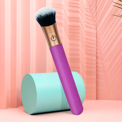 Foto 6 do produto Vibrador com Formato de Pincel de Maquiagem com 10 Modos de Vibração - Adão & Eva | 11 x 2 cm | Disponível em 2 Cores