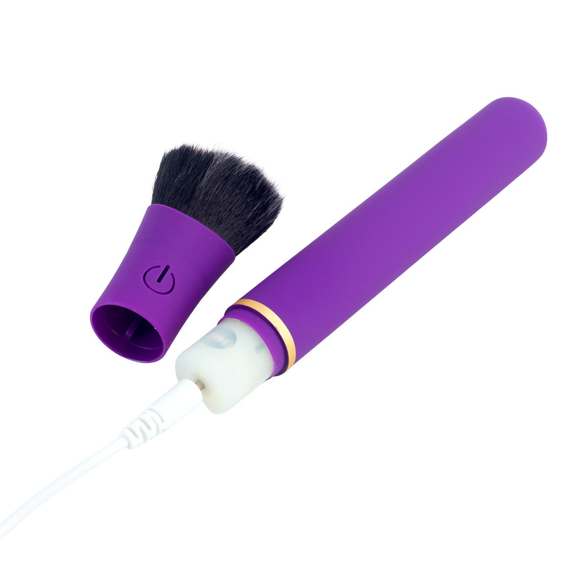 Vibrador com Formato de Pincel de Maquiagem com 10 Modos de Vibração - Adão & Eva | 11 x 2 cm | Disponível em 2 Cores - 5