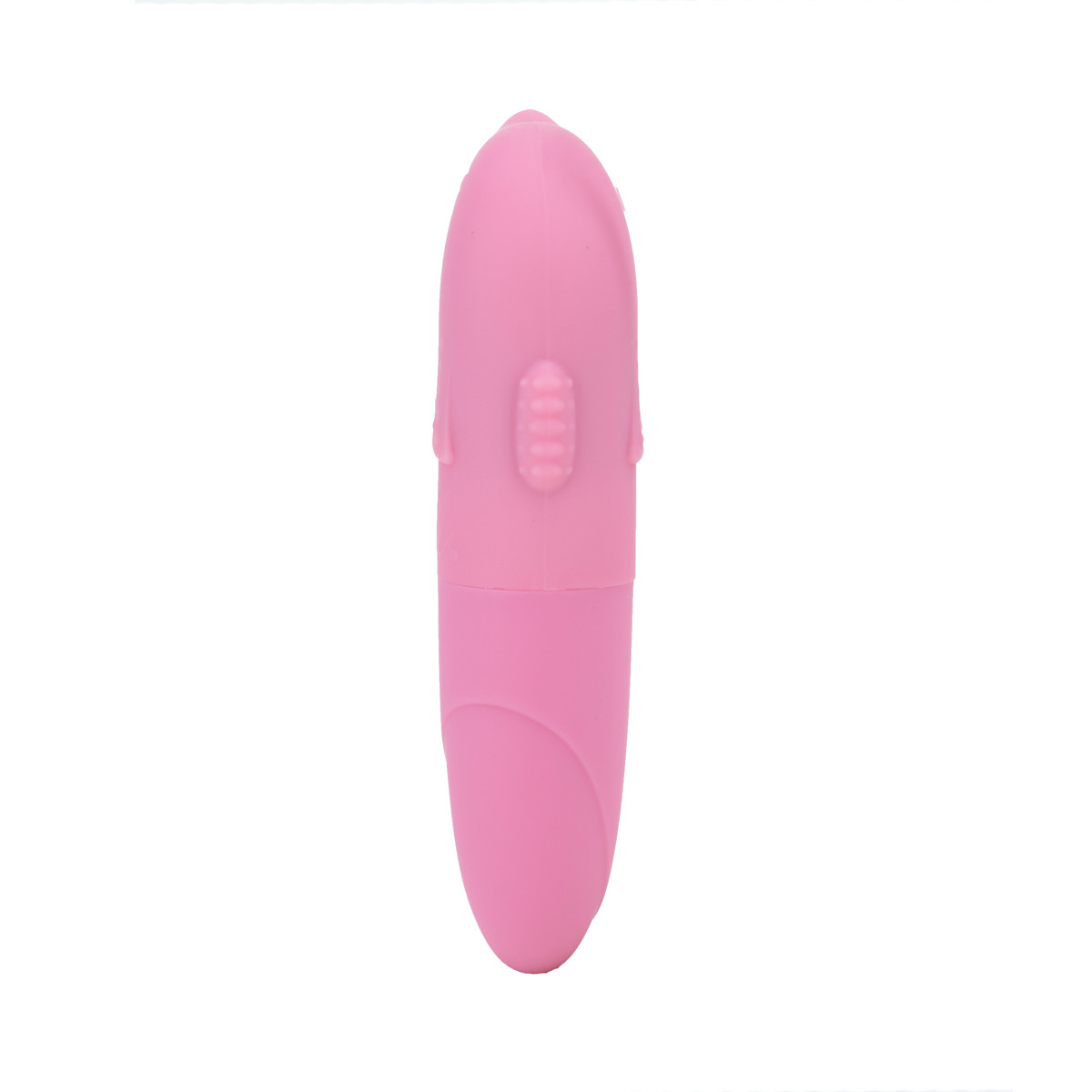 Vibrador Golfinho Estimulador de Ponto G em ABS Aveludado com Textura - Me Ame | 12 x 3 cm - 2