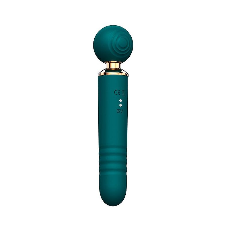 Vibrador Massageador 3 em 1 em Silicone com Motor Duplo, 10 Modos de Pulsação e 10 Movimentos de Vai e Vem - SI | 9,5 x 2,8 cm | Disponível em 3 Cores - 4