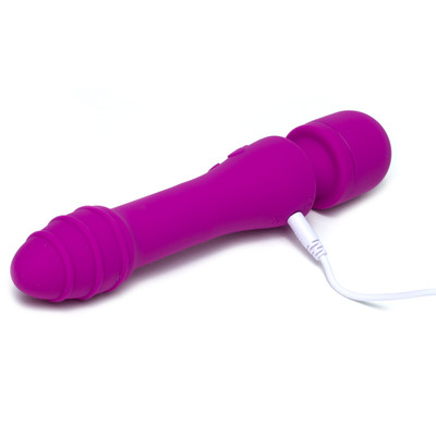 Foto 3 do produto Vibrador Massageador com 7 Modos de Vibração, Motor Duplo, Cabeça Flexível e Função Aquecimento - Adão & Eva Super Vibes Heat | 22 x 3,4 cm
