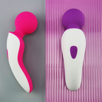 Vibrador Massageador com 9 Modos de Vibração, Recarregável - S-Hande Eve | 14,3 x 4 cm | Disponível em 2 Cores