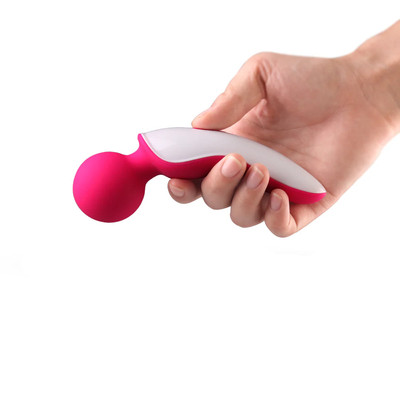 Vibrador Massageador com 9 Modos de Vibração, Recarregável - S-Hande Eve | 14,3 x 4 cm | Disponível em 2 Cores