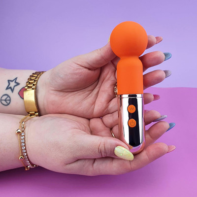 Vibrador Massageador com 9 Programações de Vibração e Resistente à Água - S-Hande Adding Sugar | 8,2 x 4,3 cm | Disponível em 2 Cores