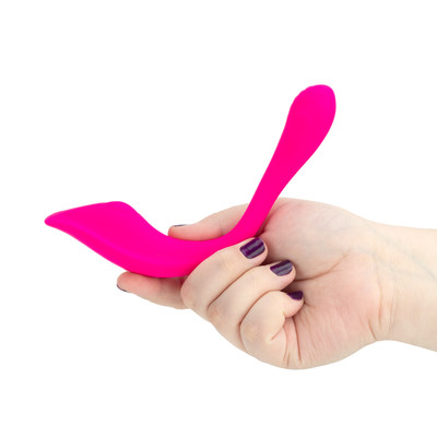 Vibrador para Casal em Silicone com 9 Modos de Vibração e Recarregável - S-Hande Ribbon Pro | 12,4 x 2,1 cm | Disponível em 2 Cores