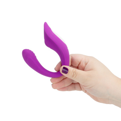 Foto 5 do produto Vibrador para Casal em Silicone com 9 Modos de Vibração e Recarregável - S-Hande Ribbon Pro | 12,4 x 2,1 cm | Disponível em 2 Cores
