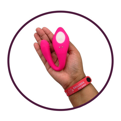 Foto 10 do produto Vibrador Massageador para Casais com 9 Modos de Vibração, Recarregável - S-Hande Ribbon Pro |12,4 x 2,1 cm | Disponível em 2 Cores