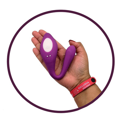 Vibrador Massageador para Casais com 9 Modos de Vibração, Recarregável - S-Hande Ribbon Pro |12,4 x 2,1 cm | Disponível em 2 Cores