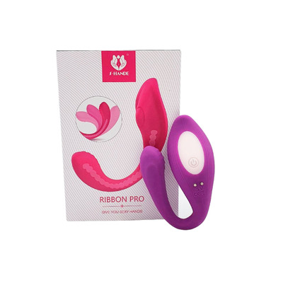 Vibrador Massageador para Casais com 9 Modos de Vibração, Recarregável - S-Hande Ribbon Pro |12,4 x 2,1 cm | Disponível em 2 Cores
