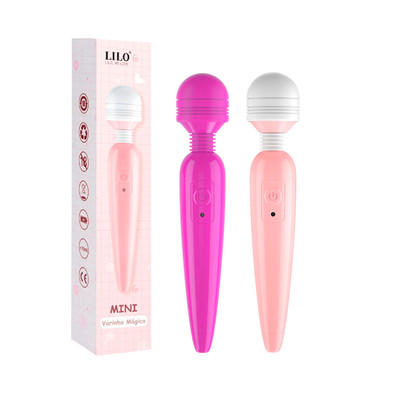 Vibrador Massageador Clitoriano com 10 Modos de Vibração e Recarregável - Lilo, We Love | 18 x 3,4 cm | Disponível em 2 Cores