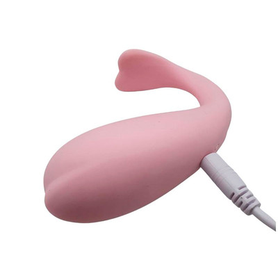 Foto 5 do produto Vibrador de Ponto G em Forma de Baleia com 10 Modos de Vibração e Recarregável - Dolphin Bullet | 13 x 3,2 cm | Disponível em 2 Cores