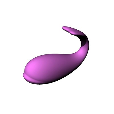 Foto 7 do produto Vibrador de Ponto G em Forma de Baleia com 10 Modos de Vibração e Recarregável - Dolphin Bullet | 13 x 3,2 cm | Disponível em 2 Cores