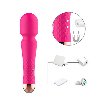 Foto 3 do produto Vibrador Massageador Estilo Varinha Mágica com 7 Modos de Vibração - Dibe Orgasm Clitoral | 15,4 x 3,5 cm