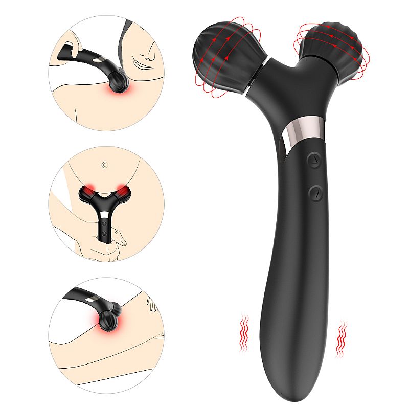Vibrador Massageador Feito em Silicone, Recarregável com 2 Motores Individuais e 9 Modos de Vibrações - S-Hande Twig | Disponível em 2 Cores - 3