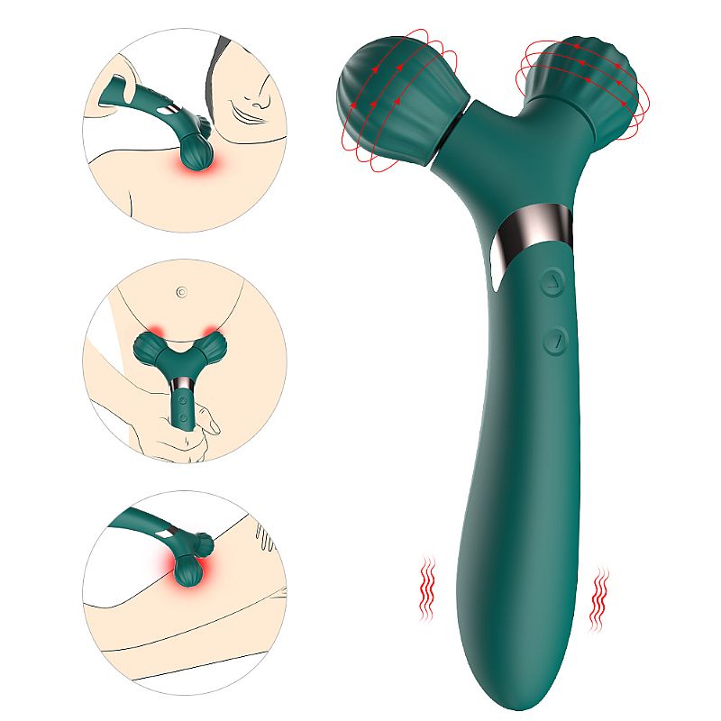 Vibrador Massageador Feito em Silicone, Recarregável com 2 Motores Individuais e 9 Modos de Vibrações - S-Hande Twig | Disponível em 2 Cores - 4