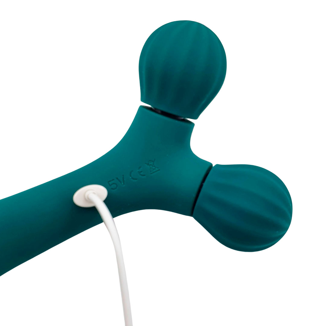 Vibrador Massageador Feito em Silicone, Recarregável com 2 Motores Individuais e 9 Modos de Vibrações - S-Hande Twig | Disponível em 2 Cores - 5