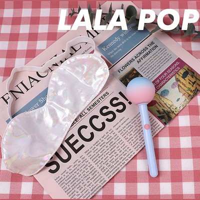 Vibrador Massageador com Formato de Pirulito, 10 Modos de Vibração, Recarregável e Máscara para Dormir - Kistoy Lala Pop