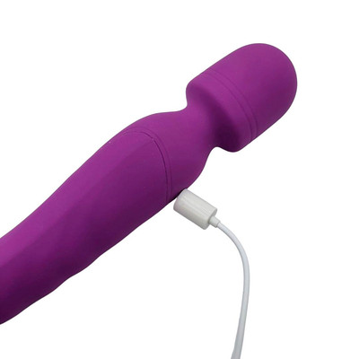 Foto 4 do produto Vibrador Massageador de Ponto e Clitóris com Motor Duplo, 9 Modos de Vibração e Função Aquecimento - S-Hande Iris | 23 x 3,2 cm | Disponível em 2 Cores