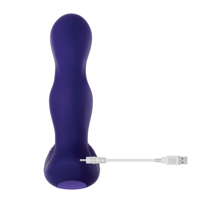 Foto 5 do produto Vibrador e Massageador de Próstata com 7 Modos de Vibração, Recarregável com Controle Remoto - Zero Tolerence The Rocker |10 x 3,1 cm