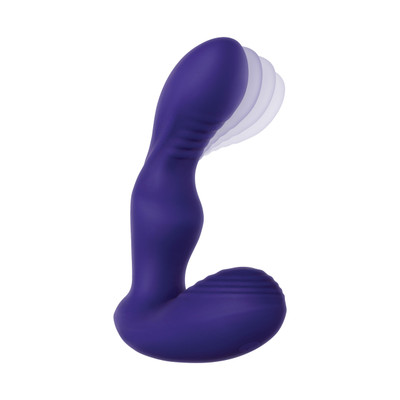 Foto 2 do produto Vibrador e Massageador de Próstata com 7 Modos de Vibração, Recarregável com Controle Remoto - Zero Tolerence The Rocker |10 x 3,1 cm