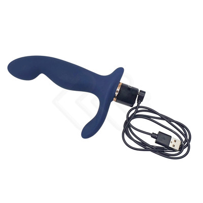 Foto 6 do produto Vibrador Massageador de Próstata e Períneo com 10 Modos de Vibração e Carregamento Magnético - Topo Toys Redondo | 10,2 x 2,9 cm